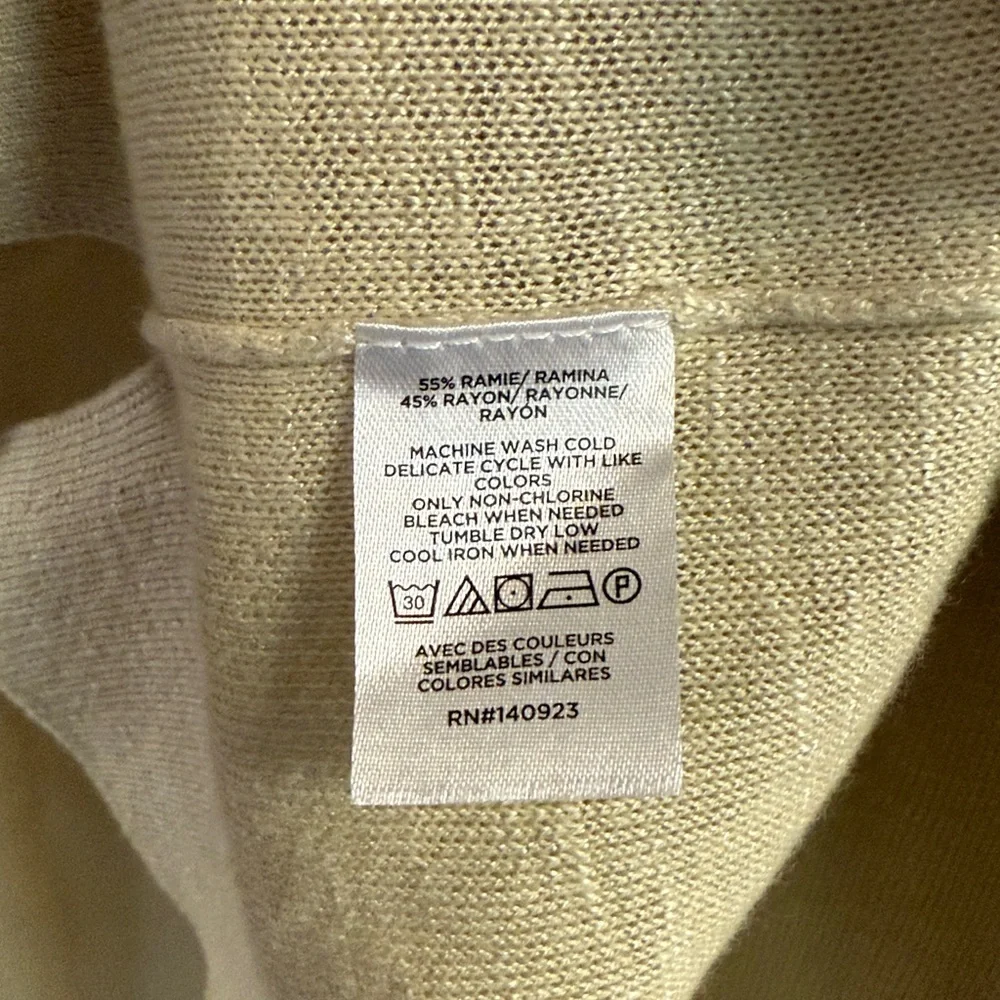 NWT Loft Drop Shoulder Cardigan in Color Polished Stone Size XL - Picture 5 of 5